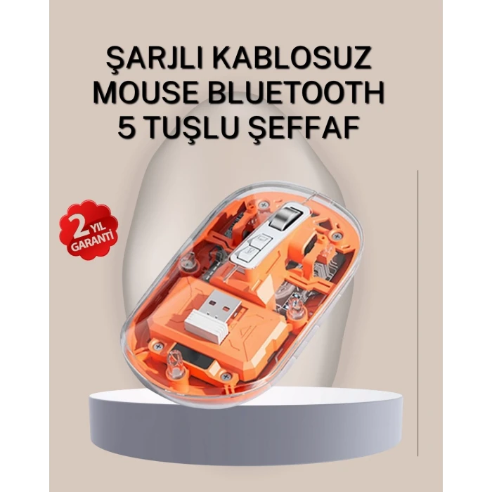 ieg™ Çift Modlu Fare – USB Alıcılı ve Bluetooth Bağlantılı