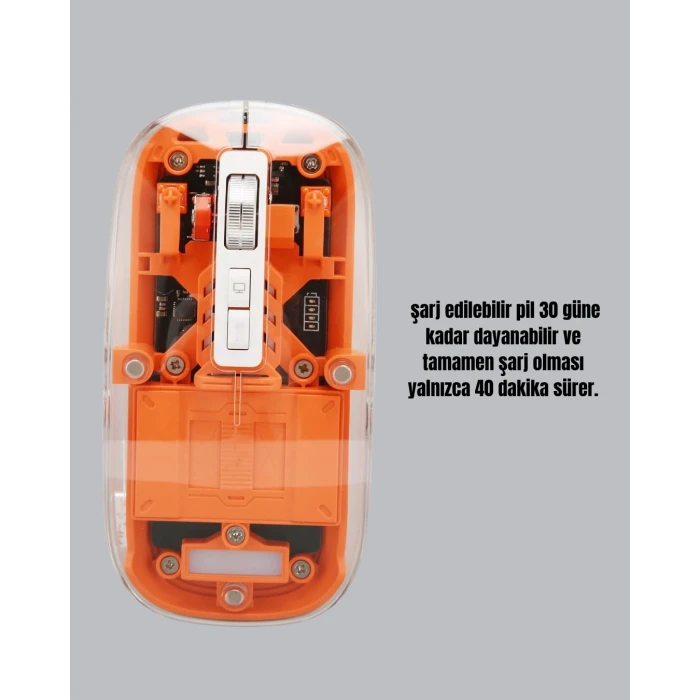 ieg™ Çift Modlu Fare – USB Alıcılı ve Bluetooth Bağlantılı