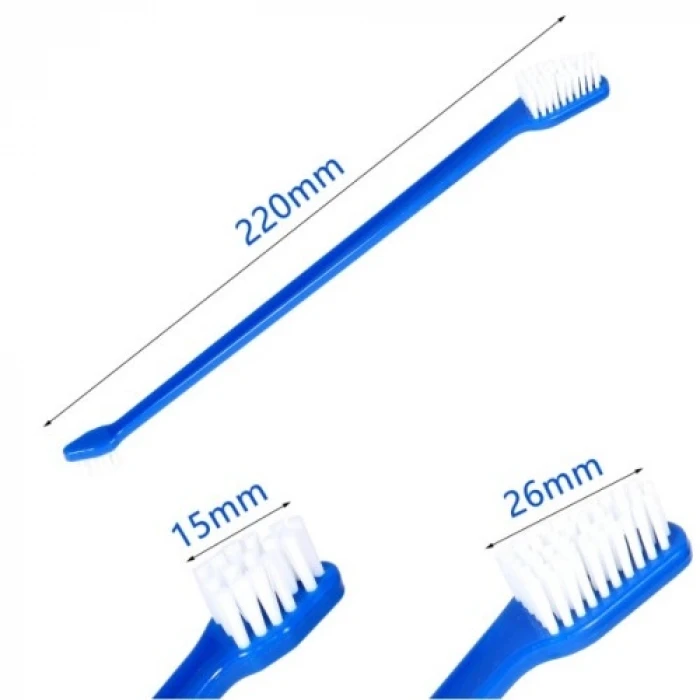 ieg™ ÇIFT TARAFLI HAYVAN DIŞ FİRÇASI 4 LÜ SET