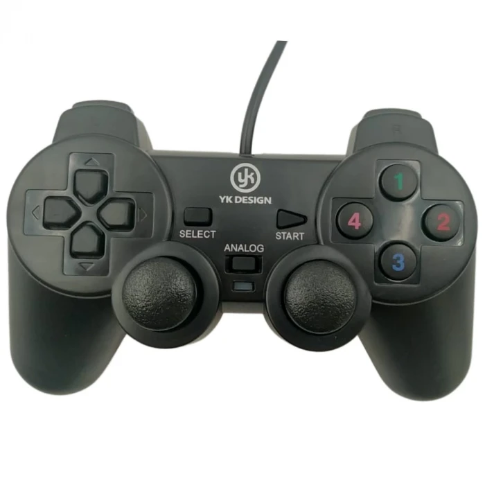 ieg™ Çift Titreşimli Usb Kablolu Oyun Kolu Pc Uyumlu Vibration Gamepad