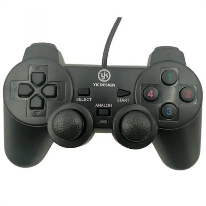 ieg™ Çift Titreşimli Usb Kablolu Oyun Kolu Pc Uyumlu Vibration Gamepad