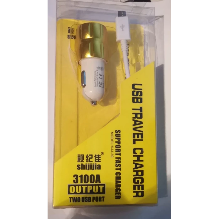 ieg™ Çift Usb Girişli 3.1 Çıkışlı Seyahat Seti Android / Micro Usb