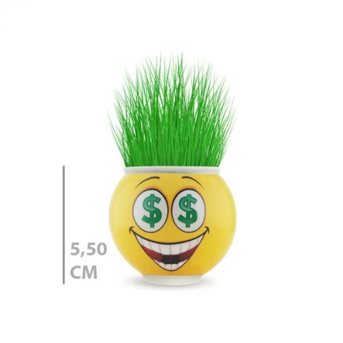 ieg™ Çim Adam Saksı Emoji Figürlü 1 Adet