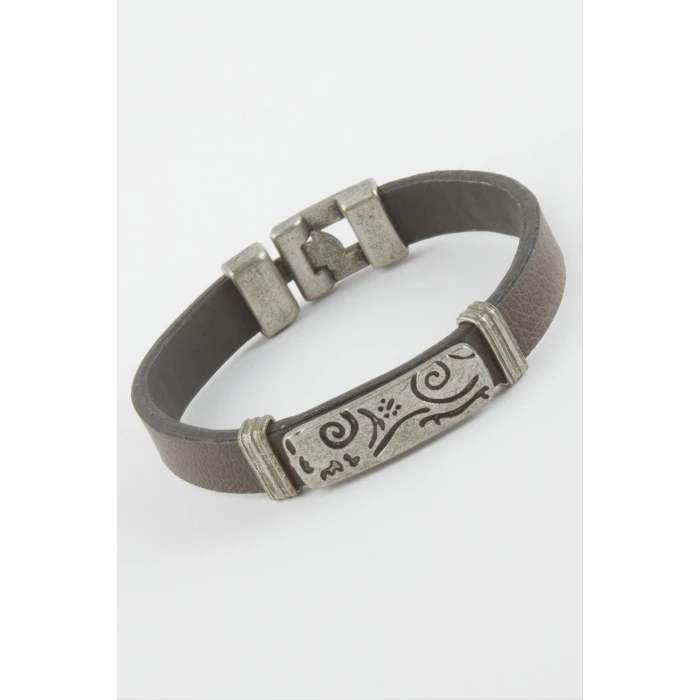 ieg™ Çini Desenli Suni Deri Bileklik