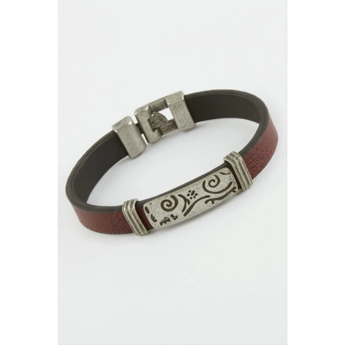 ieg™ Çini Desenli Suni Deri Bileklik