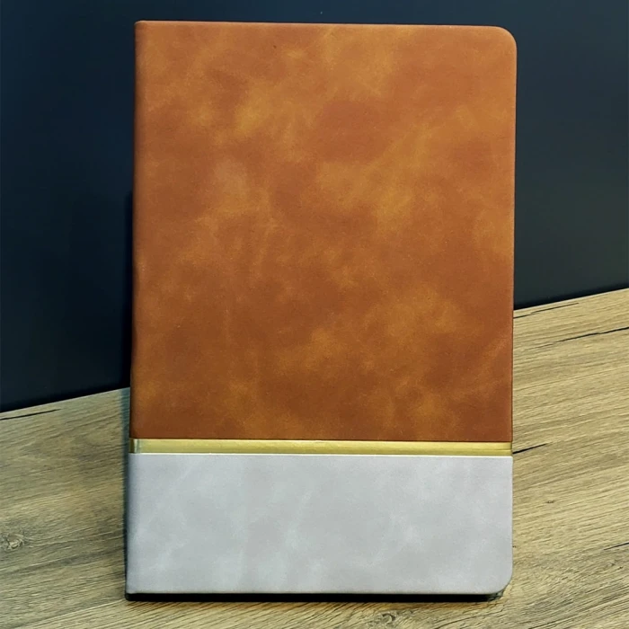 ieg™ Çizgili Deri Defter Taba