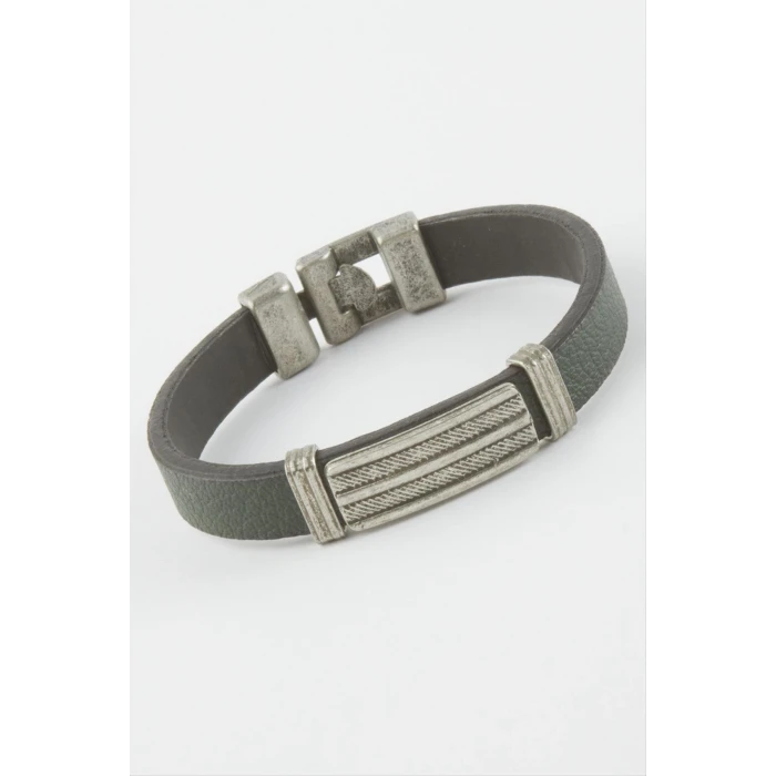 ieg™ Çizgili Suni Deri Bileklik