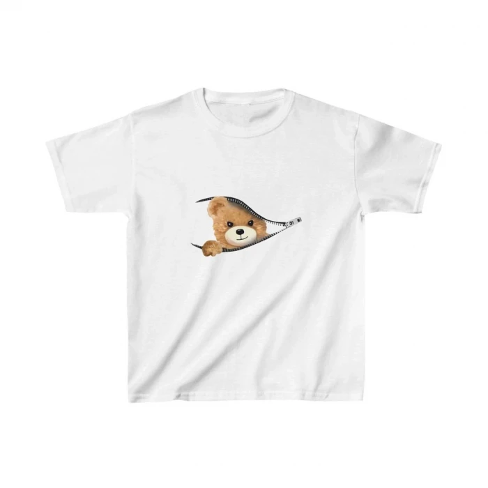 ieg™   Çocuk Baskılı T-Shirt - Beyaz