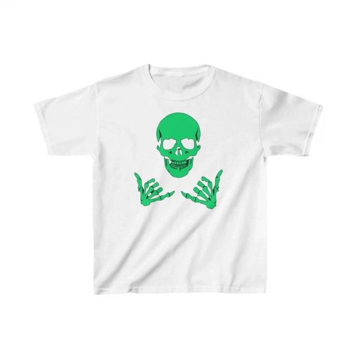ieg™   Çocuk Baskılı T-Shirt - Beyaz