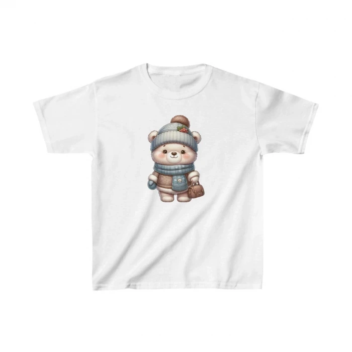 ieg™   Çocuk Baskılı T-Shirt - Beyaz