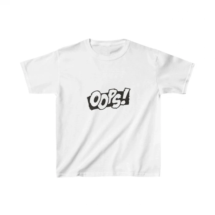ieg™   Çocuk Baskılı T-Shirt - Beyaz
