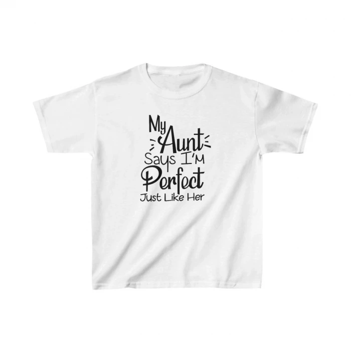 ieg™   Çocuk Baskılı T-Shirt - Beyaz
