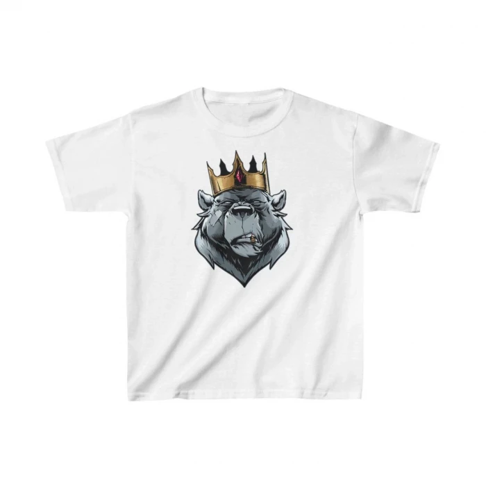 ieg™   Çocuk Baskılı T-Shirt - Beyaz