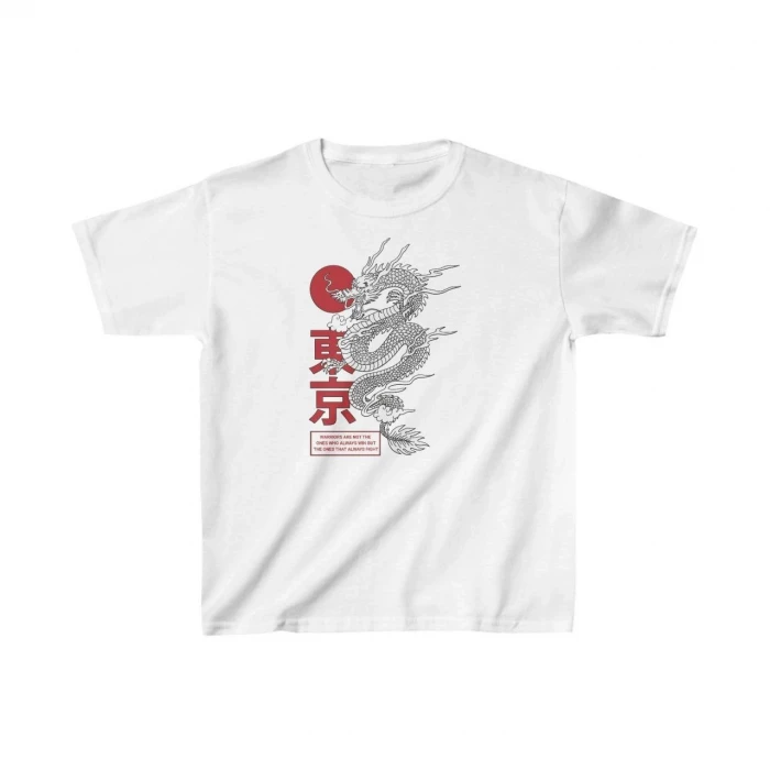 ieg™   Çocuk Baskılı T-Shirt - Beyaz