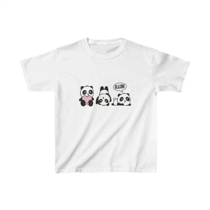 ieg™   Çocuk Baskılı T-Shirt - Beyaz