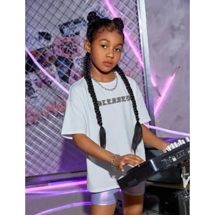 ieg™ Çocuk   Baskılı T-Shirt - Beyaz