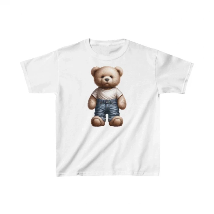 ieg™   Çocuk Baskılı T-Shirt - Beyaz