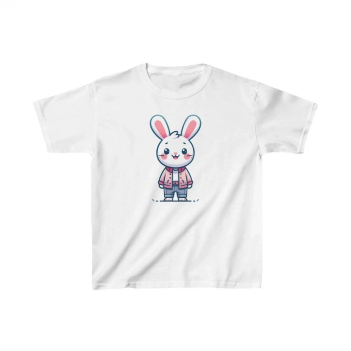 ieg™   Çocuk Baskılı T-Shirt - Beyaz