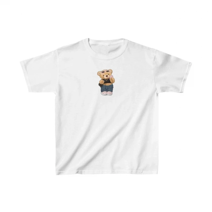 ieg™   Çocuk Baskılı T-Shirt - Beyaz