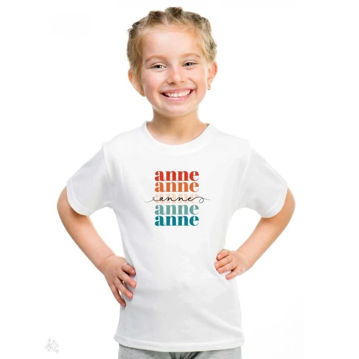 ieg™   Çocuk Baskılı T-Shirt - Beyaz