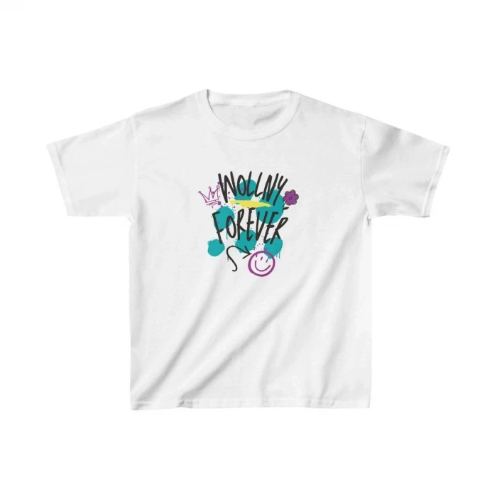 ieg™   Çocuk Baskılı T-Shirt - Beyaz