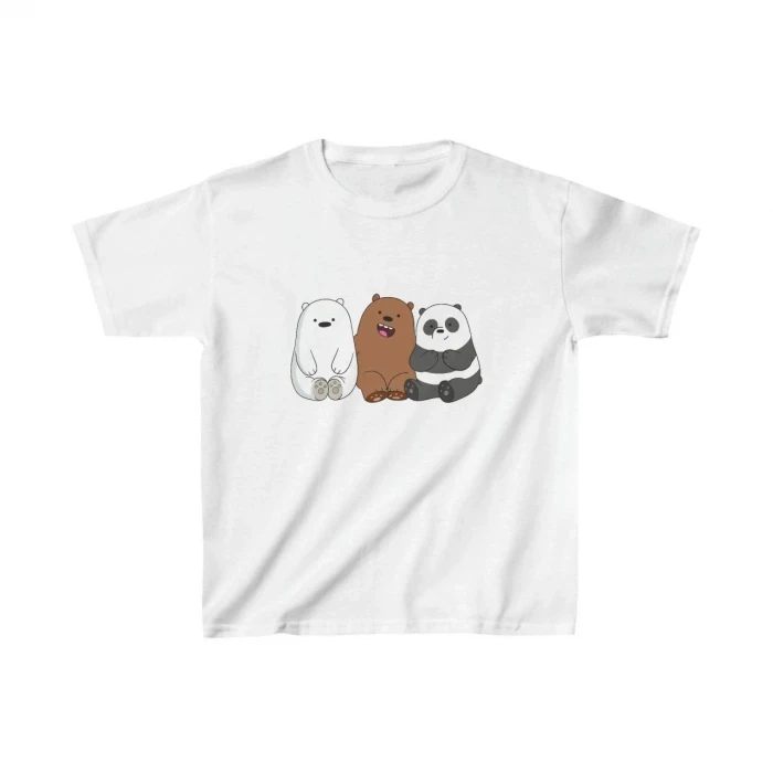 ieg™ Çocuk   Baskılı T-Shirt - Beyaz