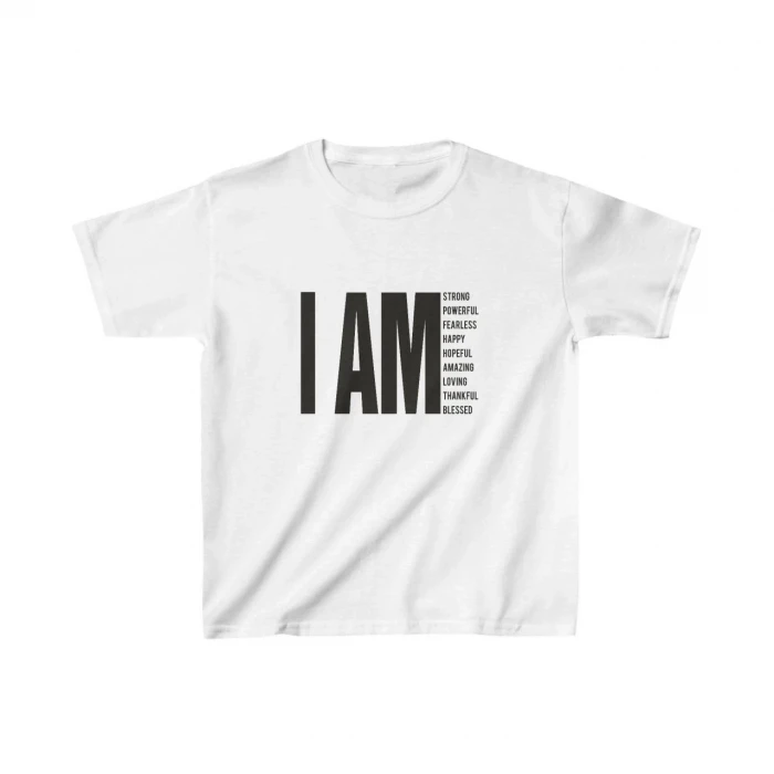 ieg™   Çocuk Baskılı T-Shirt - Beyaz