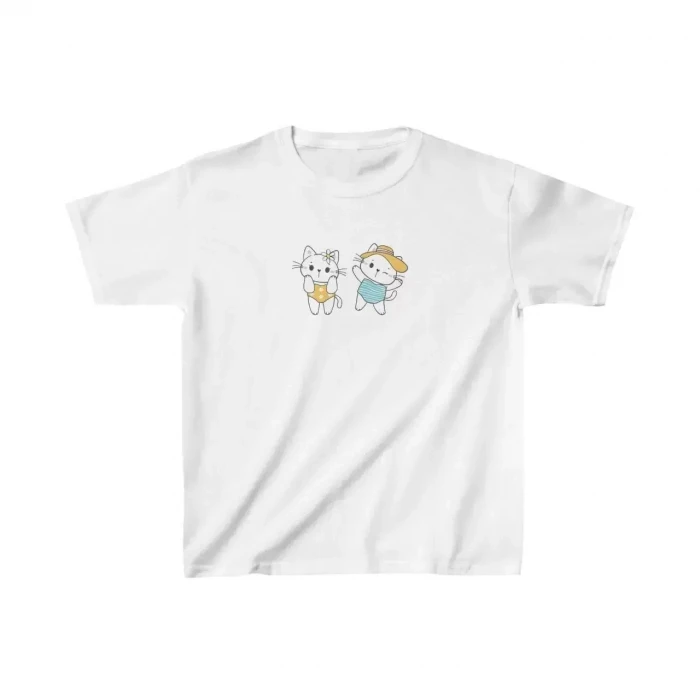 ieg™   Çocuk Baskılı T-Shirt - Beyaz