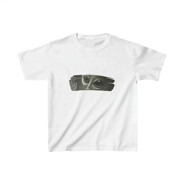 ieg™ Çocuk   Baskılı T-Shirt - Beyaz