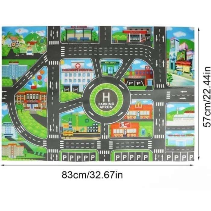 ieg™ Çocuk Oyun Matı (Mutlu Şehir Hayatı)