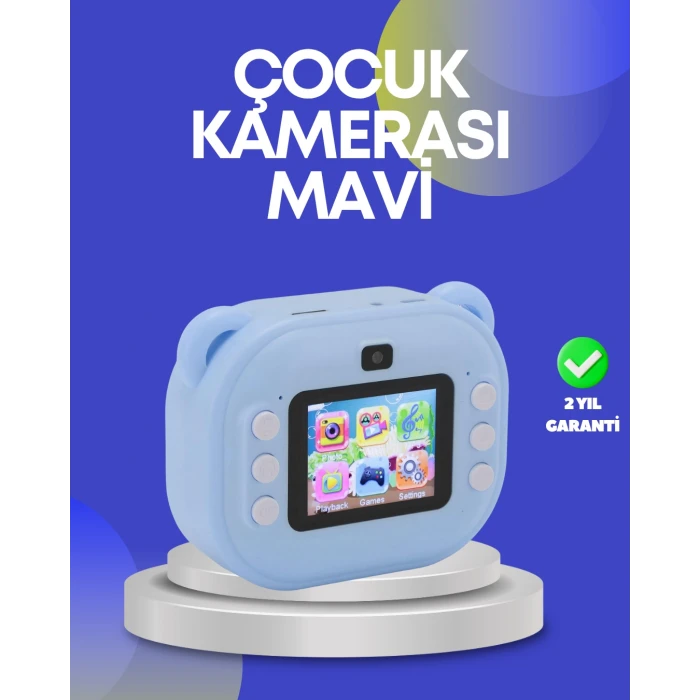 ieg™ Çocuk Şipşak Kamera – 24mp Hd Çift Lensli Termal Baskı Teknolojili