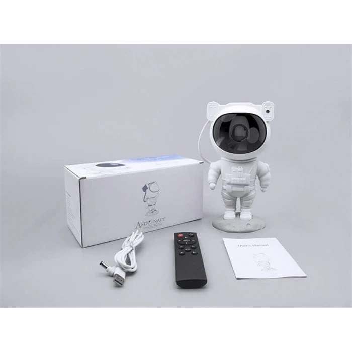 ieg™ Çocuklara Özel Projeksiyon Astronot Lamba Speaker Sevimli