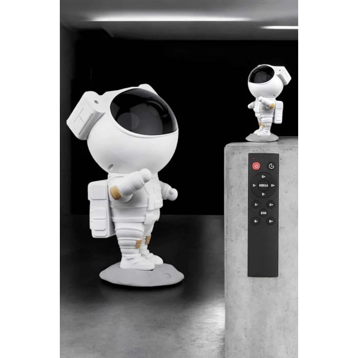 ieg™ Çocuklara Özel Projeksiyon Astronot Lamba Speaker Sevimli