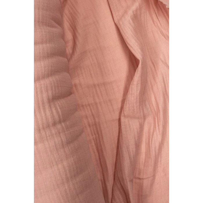 İEG Çok Amaçlı Müslin Pamuklu Bebek Örtü ve Battaniye Kumaşı Müslin Bez Pudra 30K