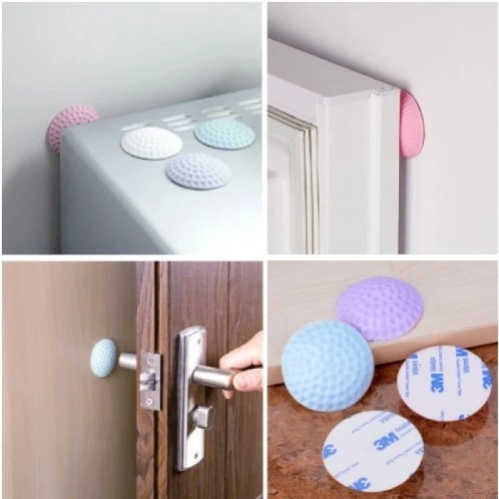 ieg™ Çok Amaçlı Silikon Kapı Duvar Koruyucu Tampon - 4lü Paket