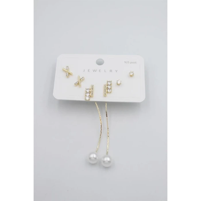 ieg™ Çoklu Set Küpe - Altın