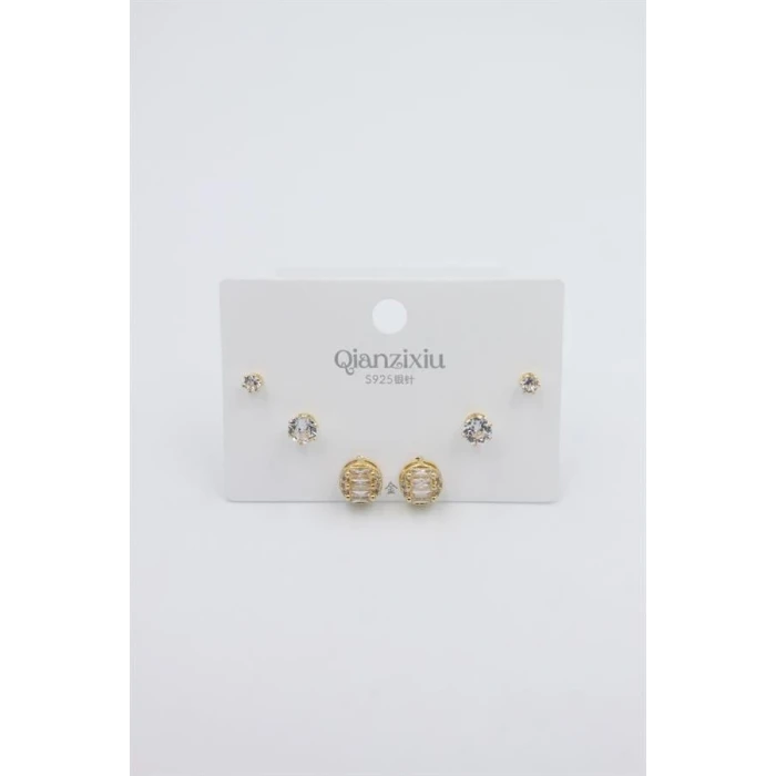 ieg™ Çoklu Set Küpe - Altın