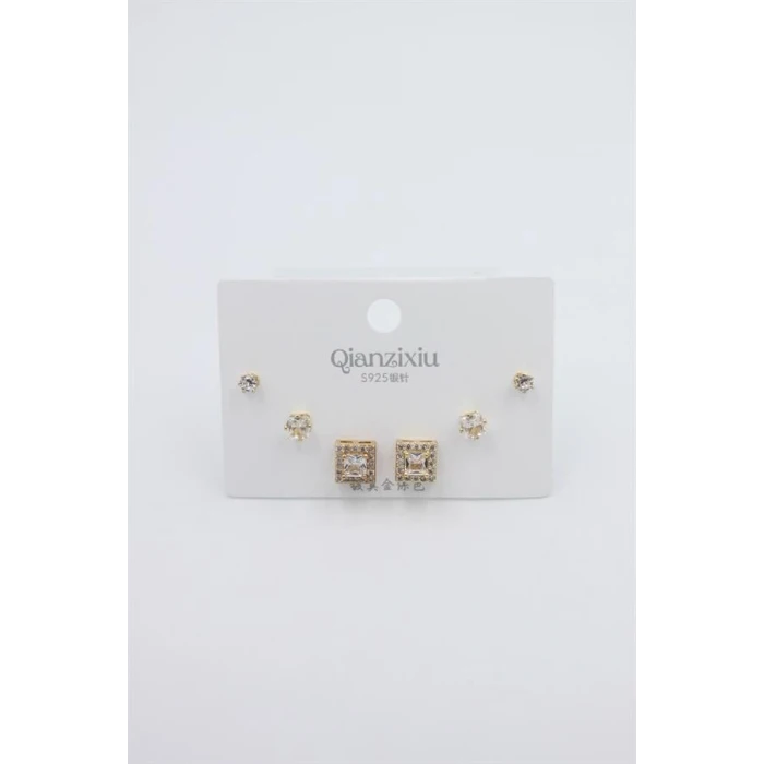 ieg™ Çoklu Set Küpe - Altın