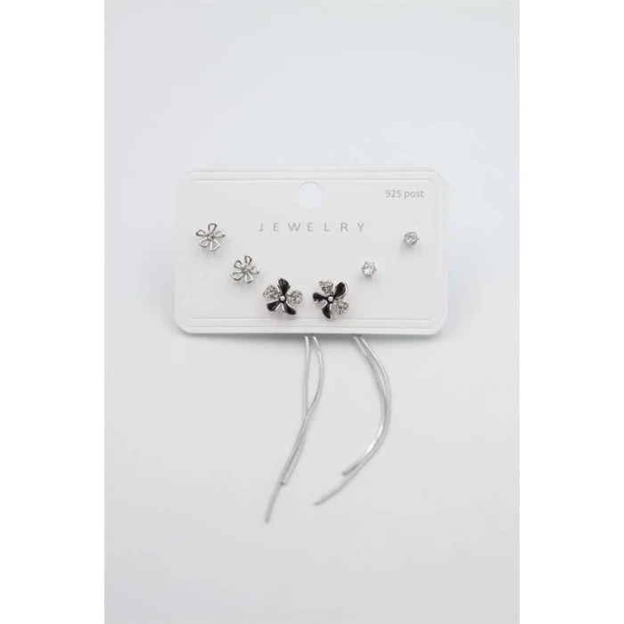 ieg™ Çoklu Set Küpe - Gümüş