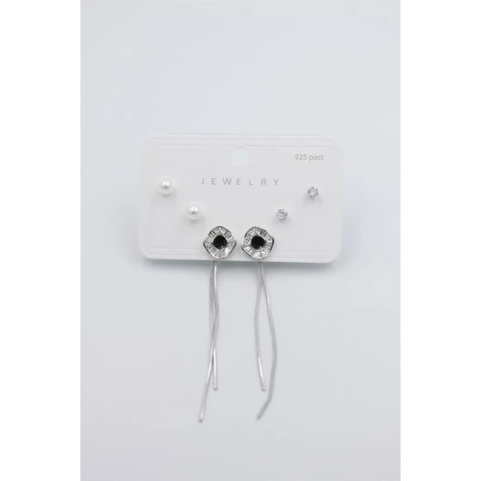 ieg™ Çoklu Set Küpe - Gümüş