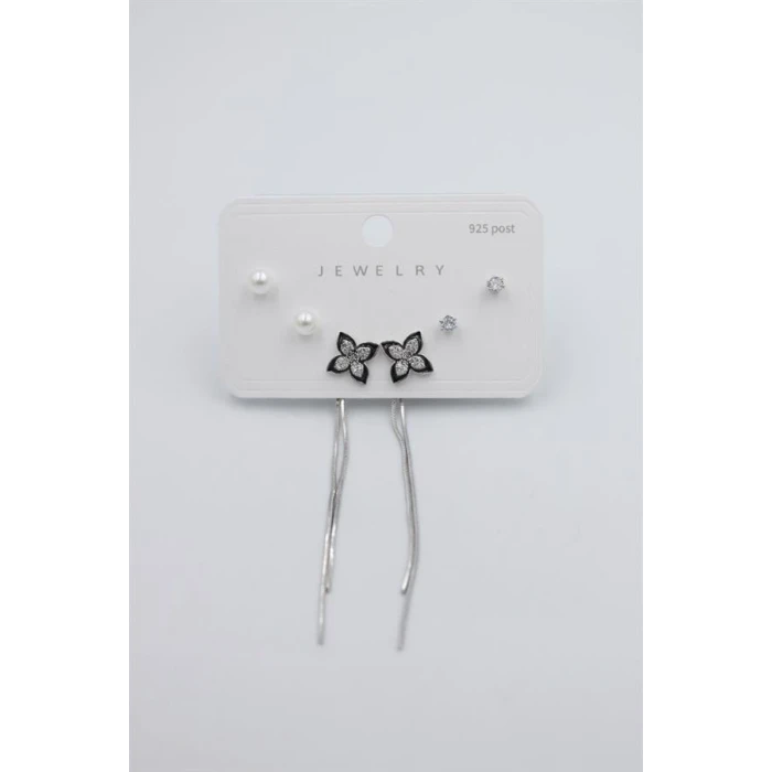 ieg™ Çoklu Set Küpe - Gümüş