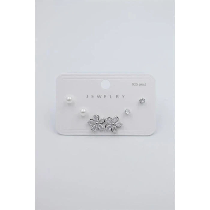 ieg™ Çoklu Set Küpe - Gümüş