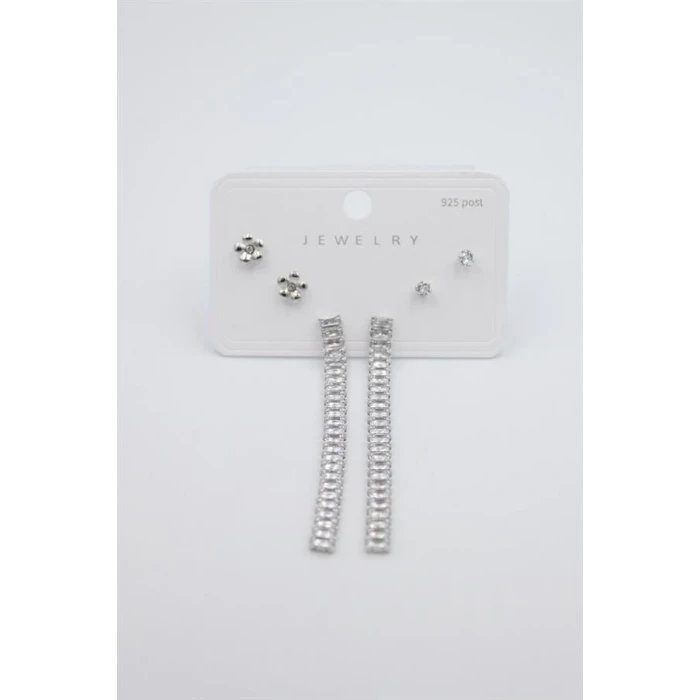 ieg™ Çoklu Set Küpe - Gümüş