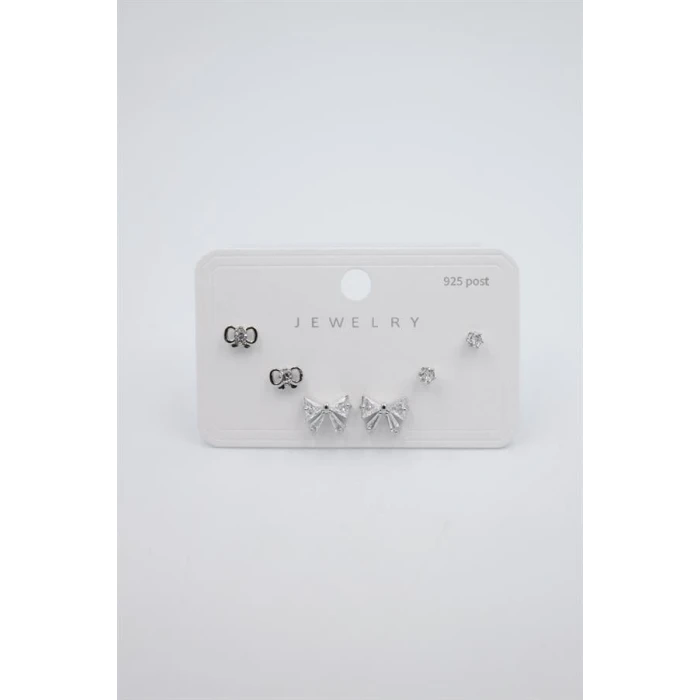 ieg™ Çoklu Set Küpe - Gümüş