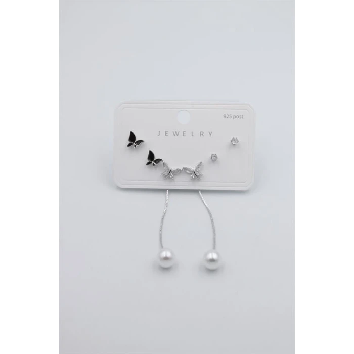 ieg™ Çoklu Set Küpe - Gümüş