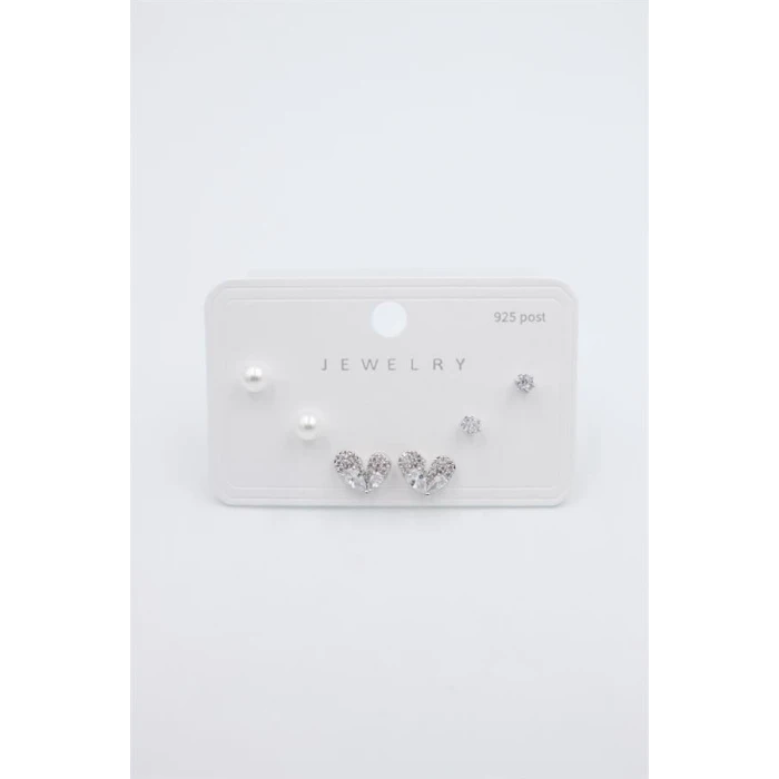 ieg™ Çoklu Set Küpe - Gümüş