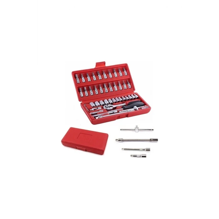 ieg™ Crv Max 1/4 Cırcırlı 46 Parça Lokma Anahtar Takımı Bits Uç Seti Tam Set Germany