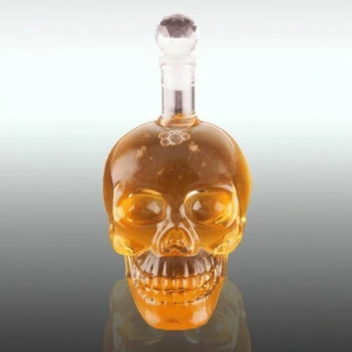 ieg™ Crystal Head Kuru Kafa Cam Şişe 350 Ml