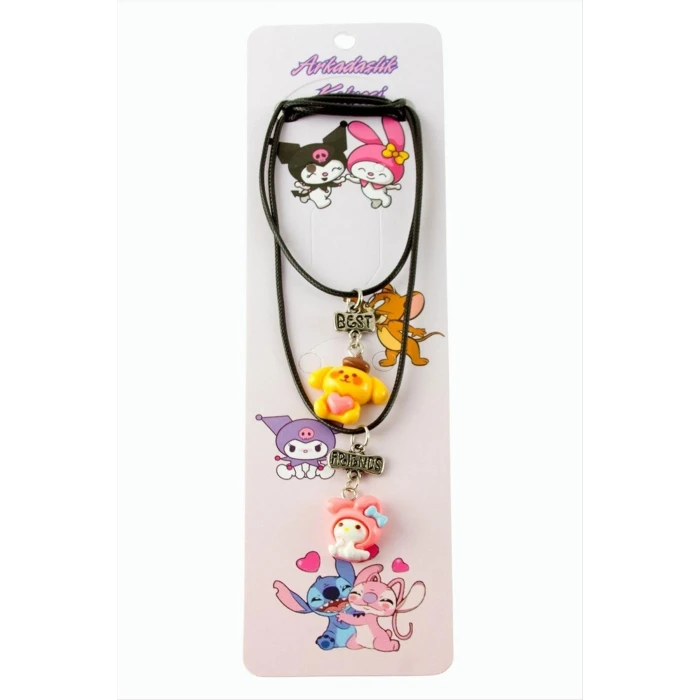 ieg™ Çzgflm Karakteri Arkadaşlık Kolyeleri (Çift Kolye)