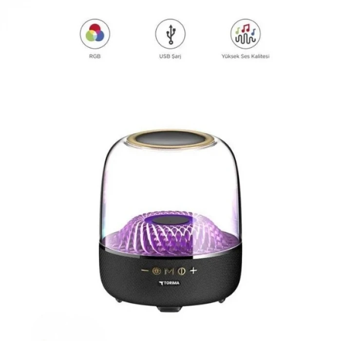 ieg™ D33 Siyah Taşınabilir Kablosuz Bluetooth Hoparlör